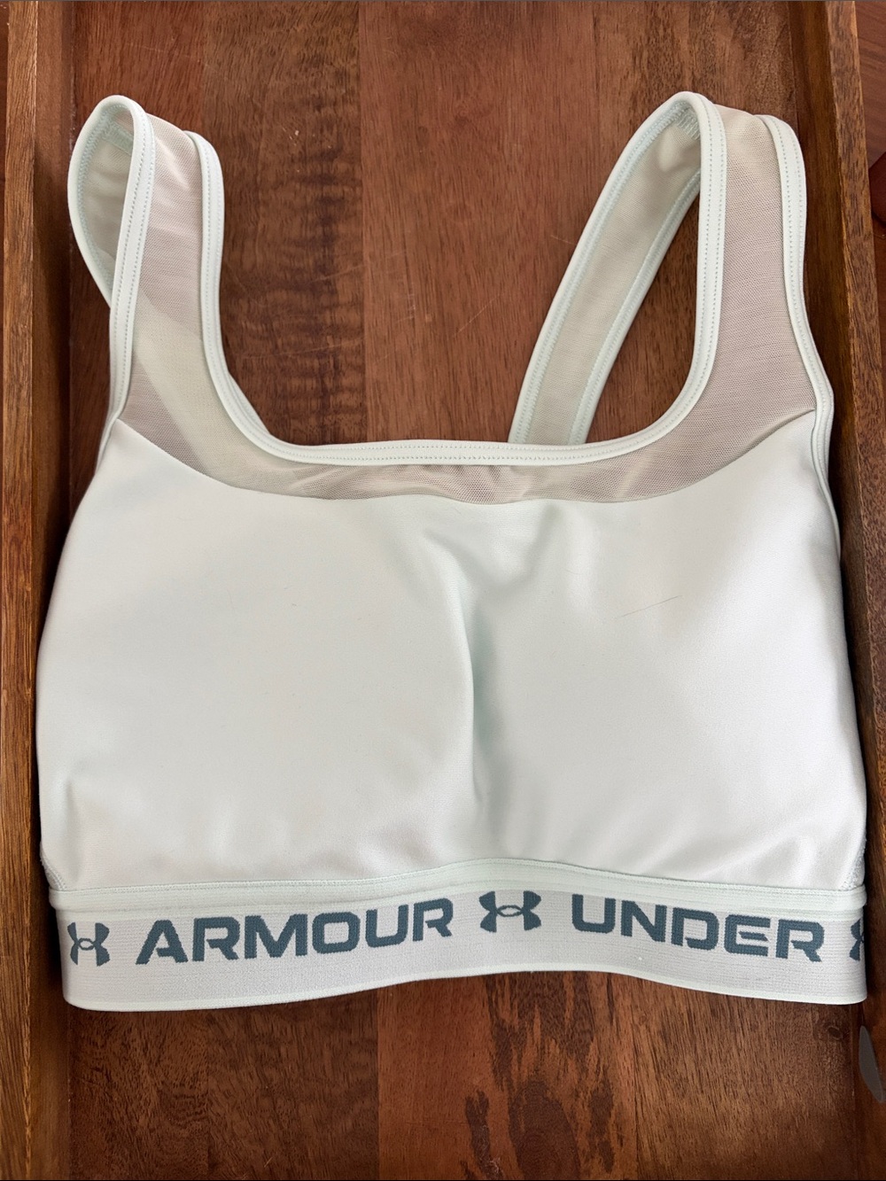 Under Armour Light Mint Sports Bra with Branded Elastic